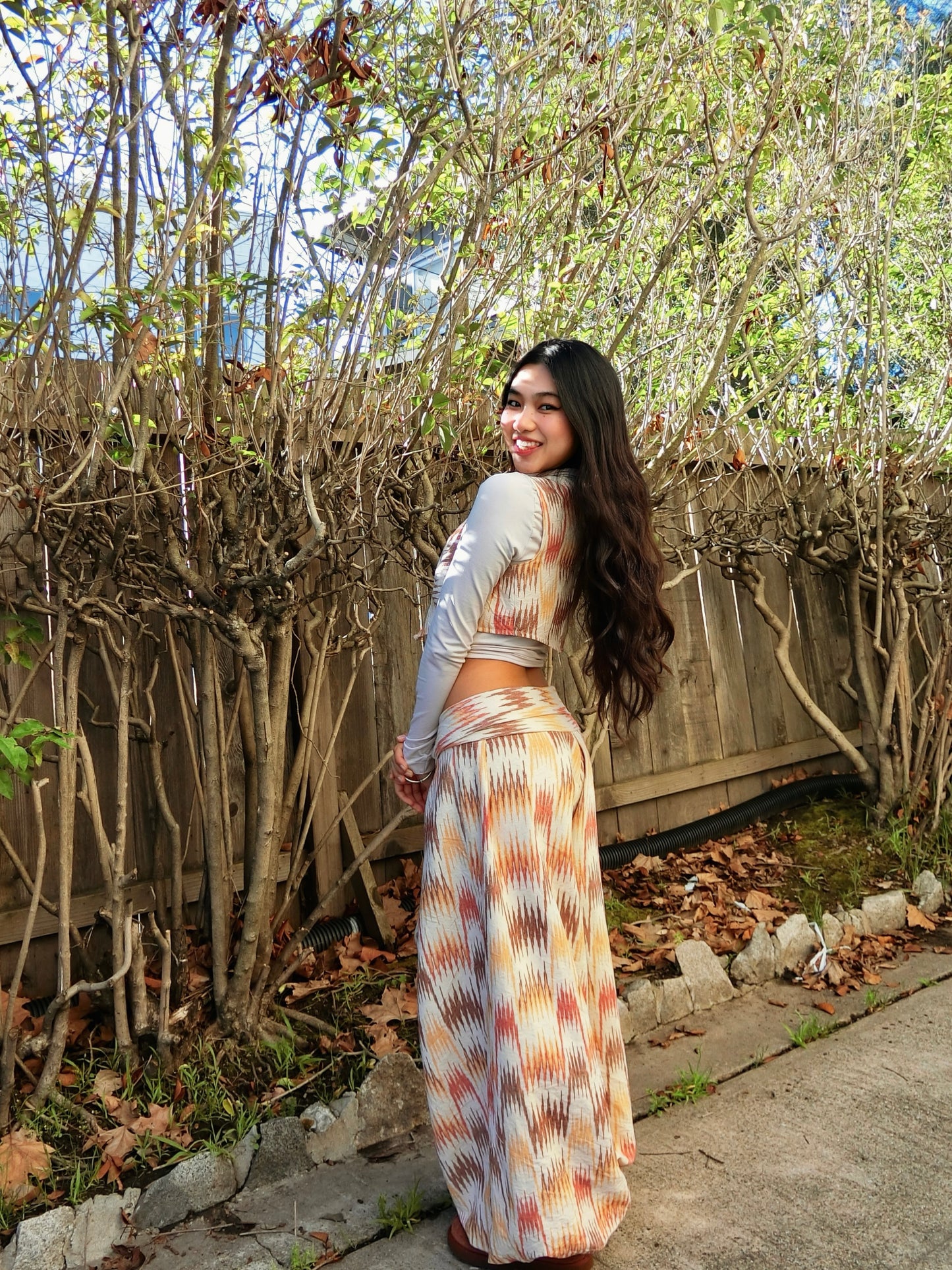 Custom Ikat Cotton Pants