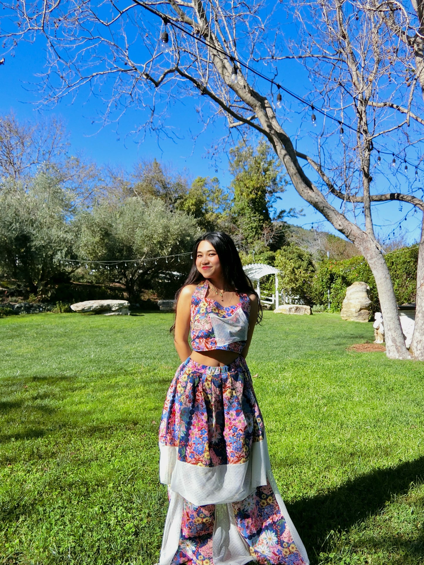 Custom Garden Floral 2 Piece Set