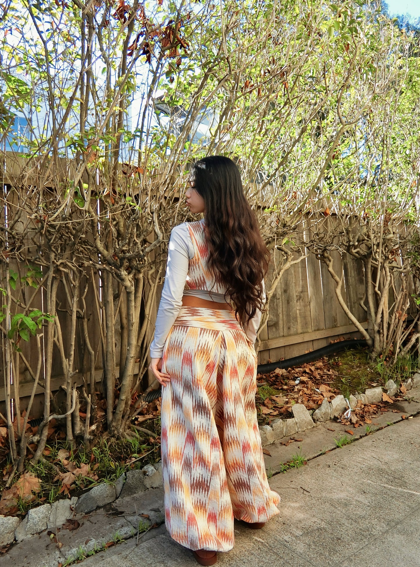 Custom Ikat Cotton Pants