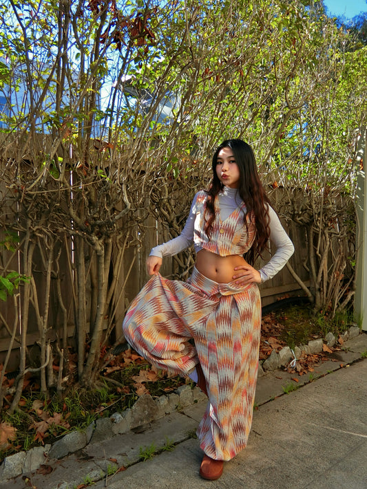 Custom Ikat Cotton Pants