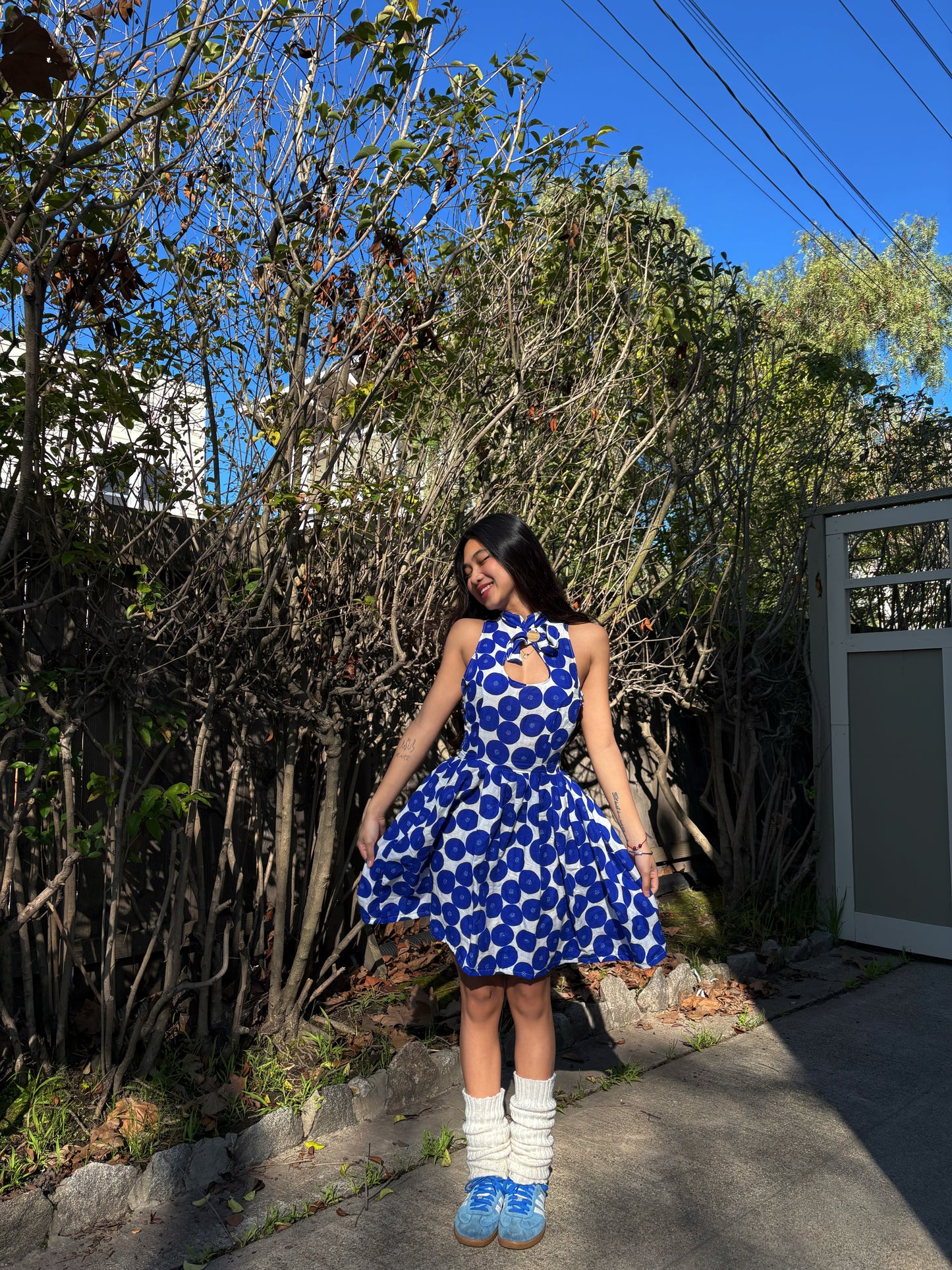 Custom Fun print summer dress