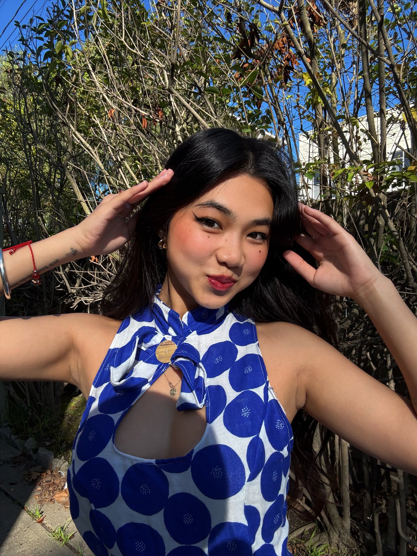 Custom Fun print summer dress