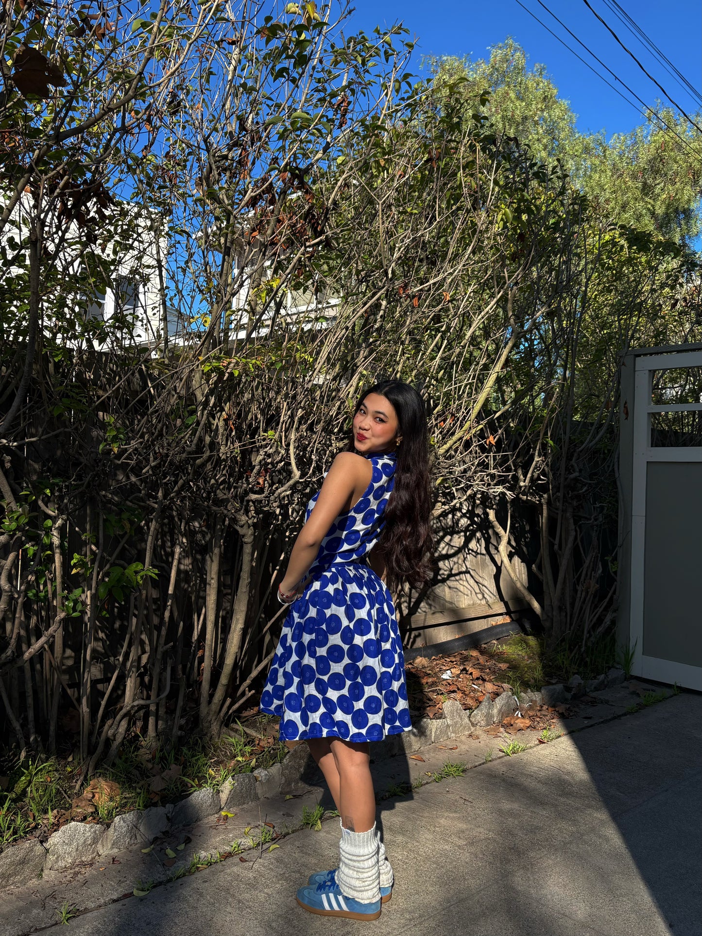 Custom Fun print summer dress